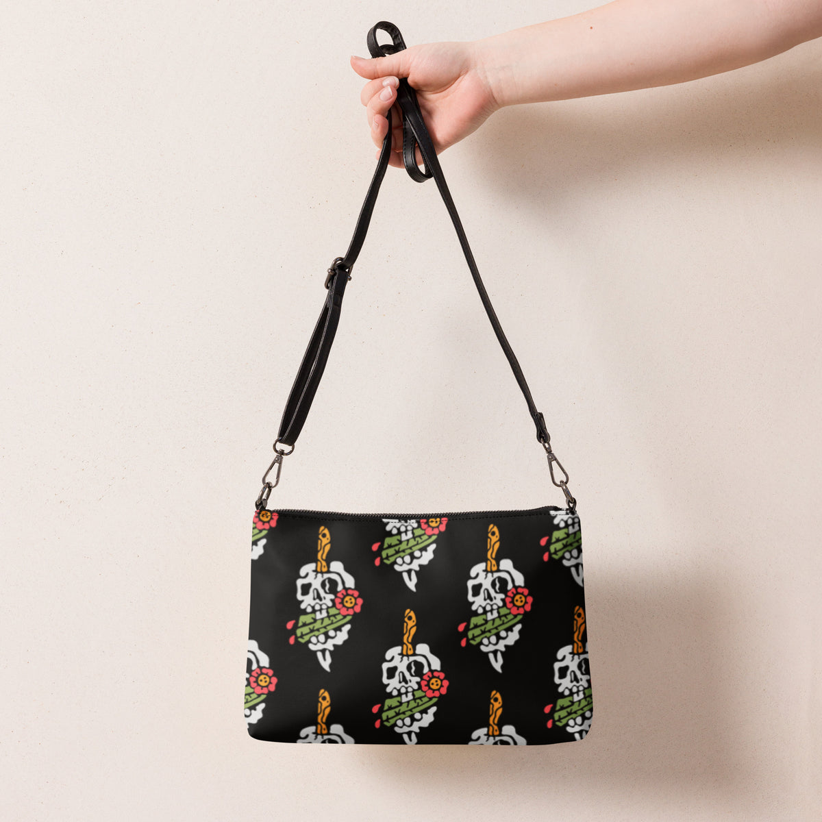 Tricho Skull crossbody bag