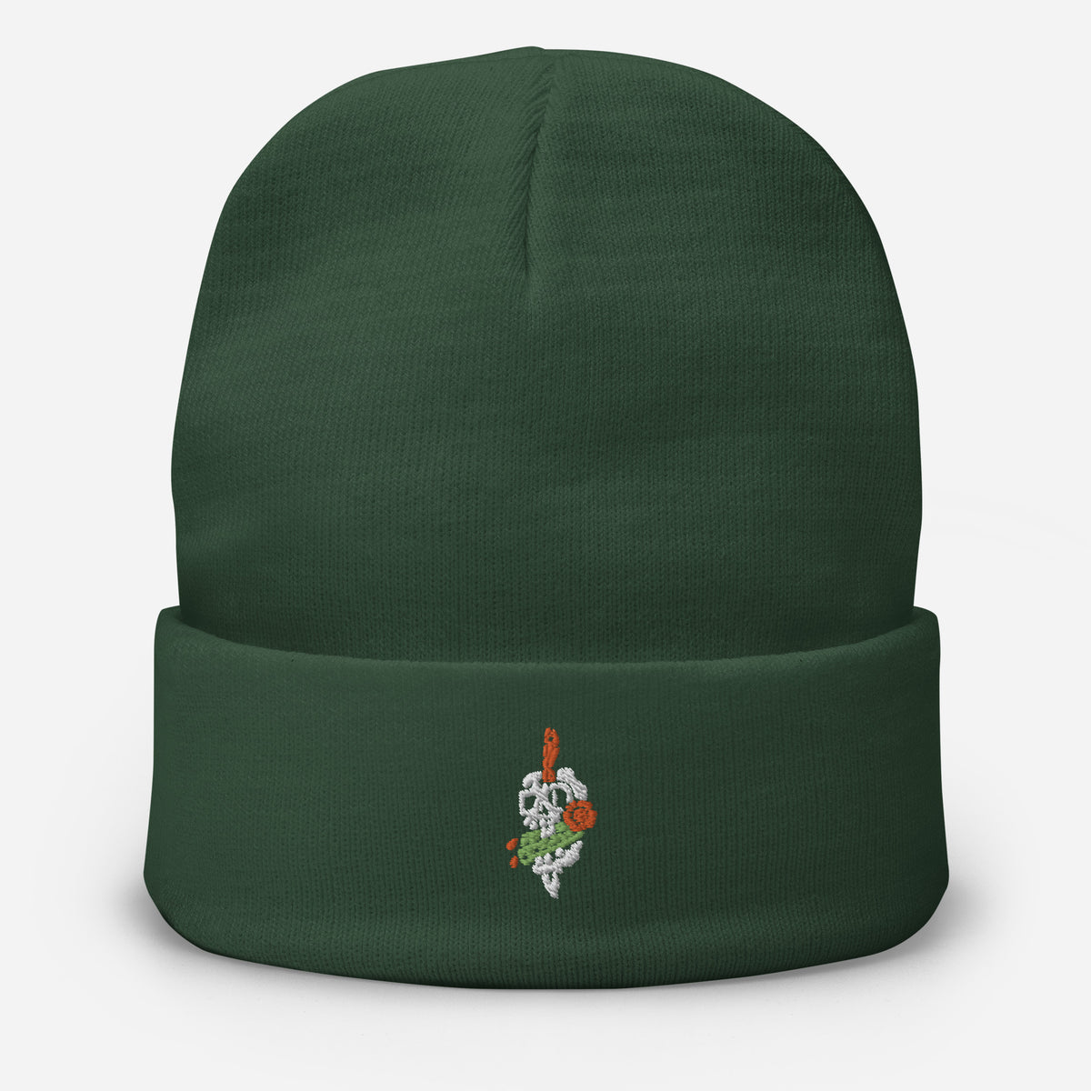 Tricho Skull Embroidered Beanie