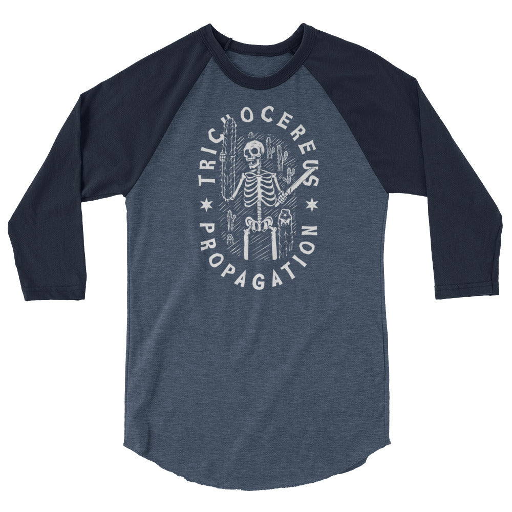 Tricho Propagation 3/4 sleeve raglan shirt