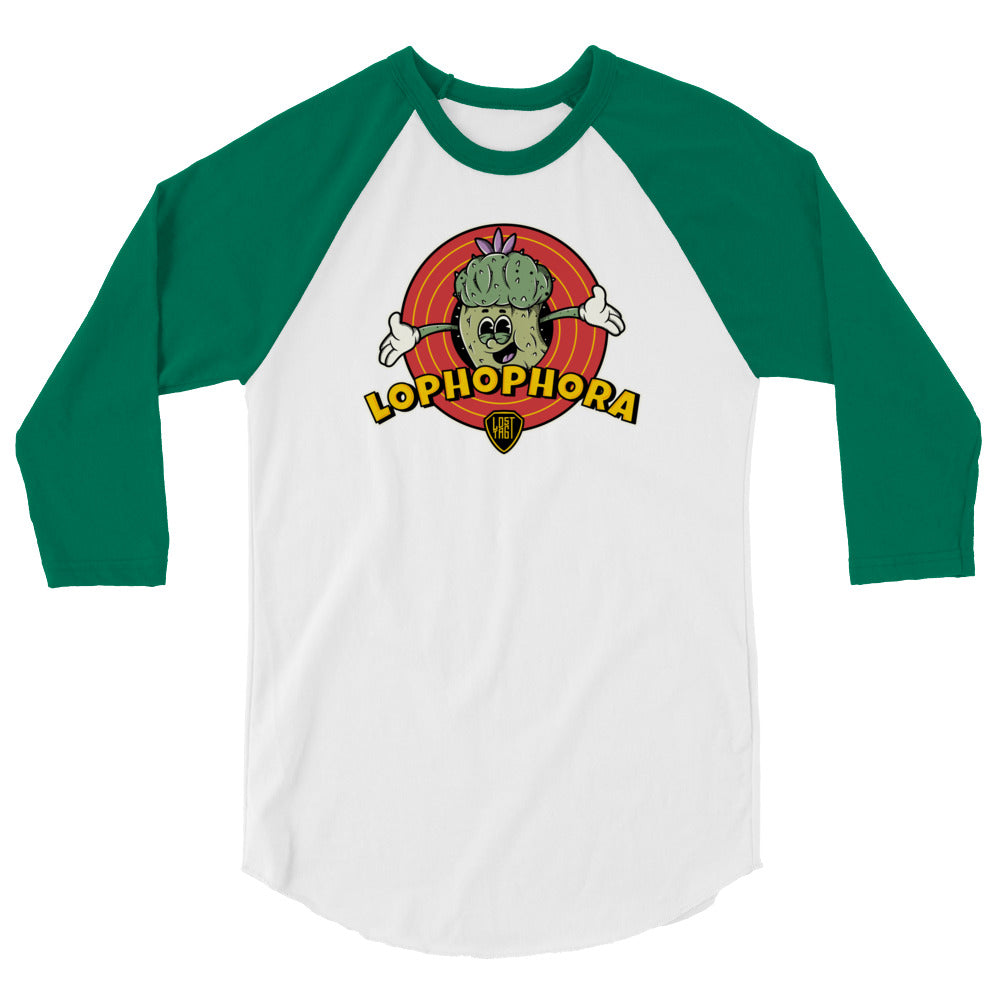 Lophophora 3/4 sleeve raglan shirt