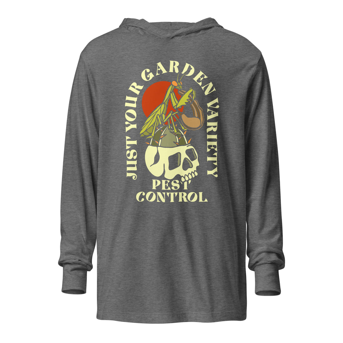 Pest Control Hooded long-sleeve tee