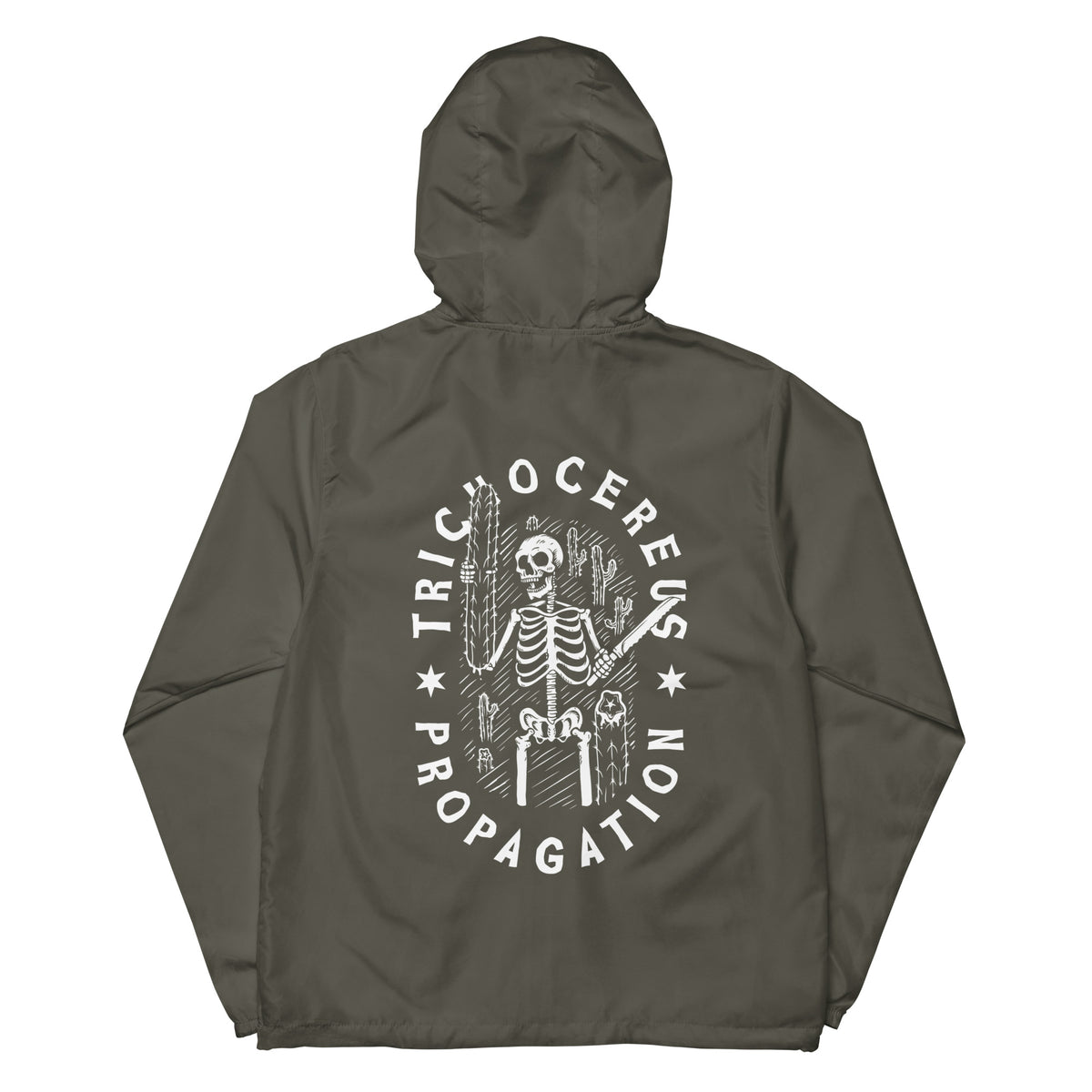 Tricho Propagation cortavientos unisex ligero con cremallera