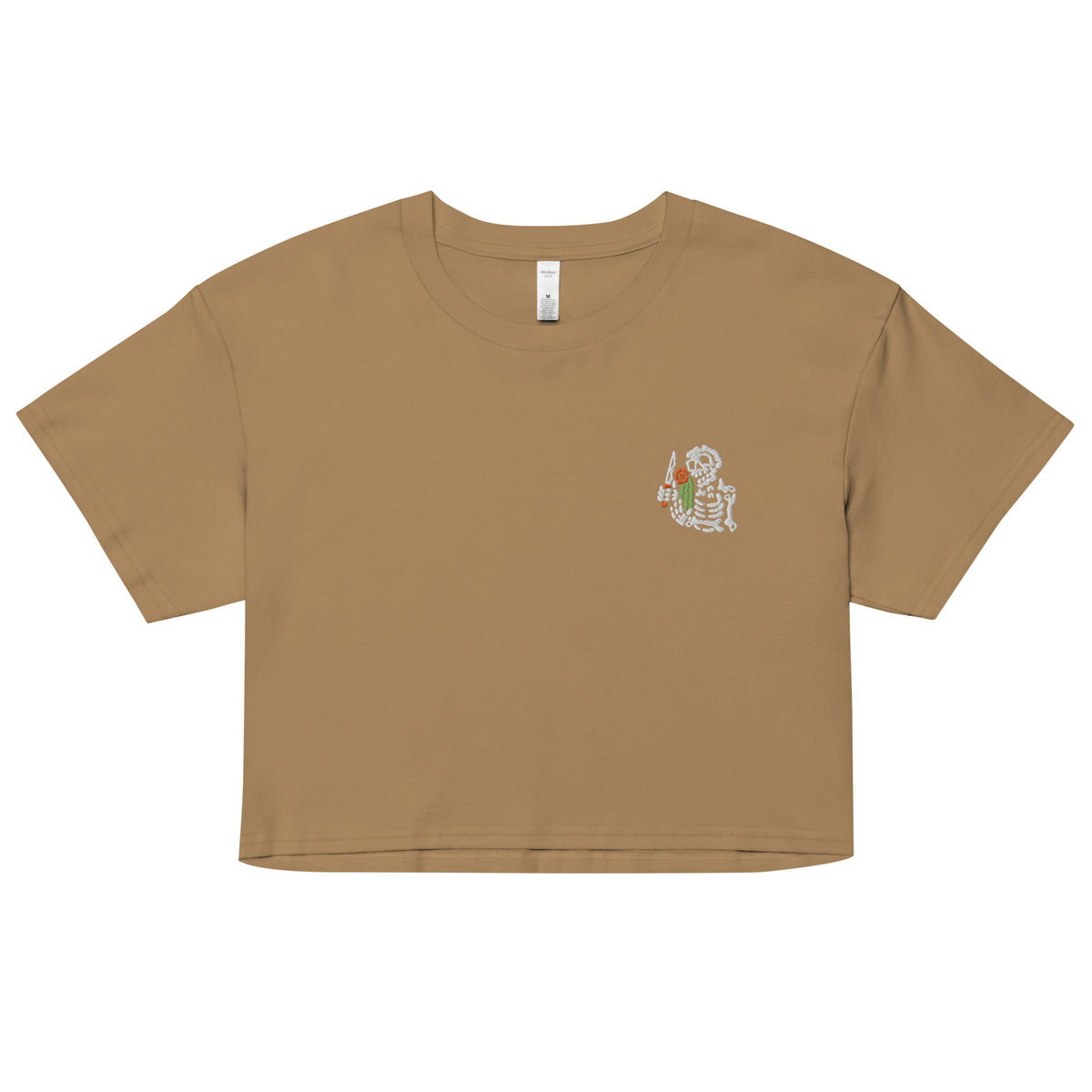 Lost Tag Skeleton crop top