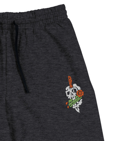 Tricho Skull Embroidered Unisex Joggers