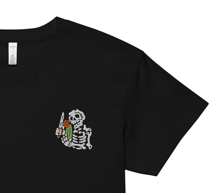 Lost Tag Skeleton crop top