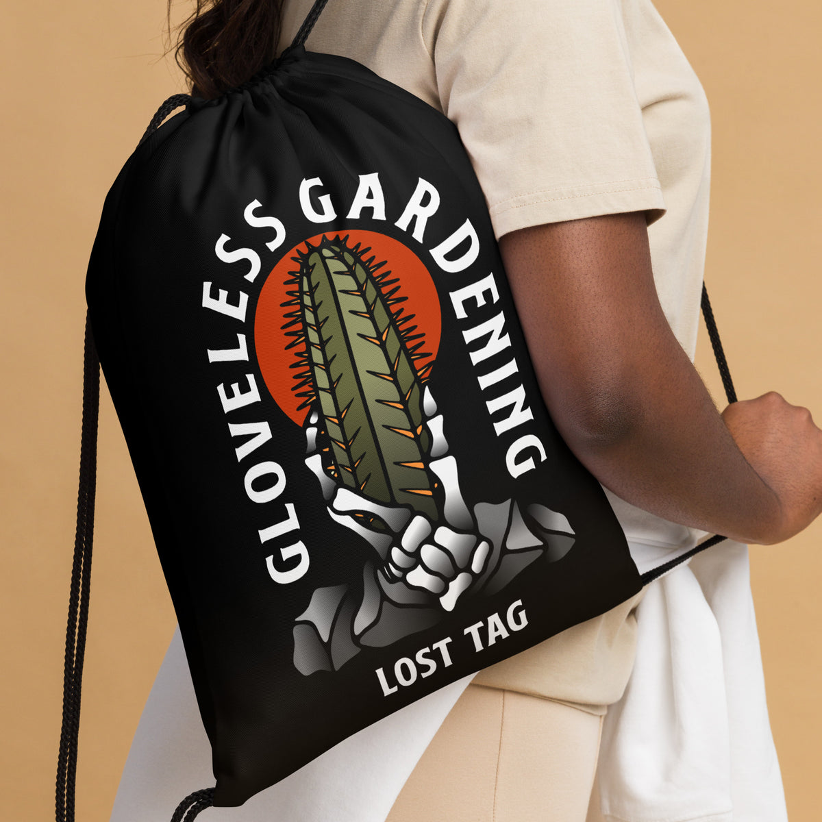 Gloveless Gardening Drawstring bag