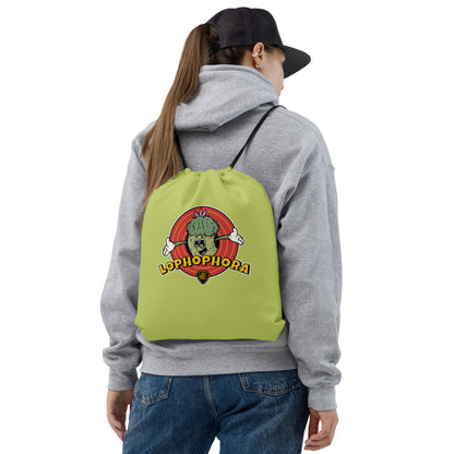 Lophophora drawstring bag