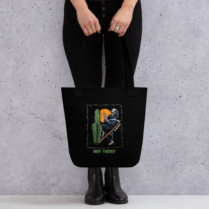 Not Today, Death Tote bag