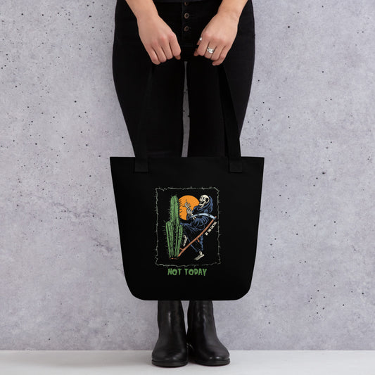 Not Today, Death Tote bag