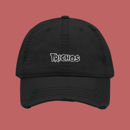 Trichos distressed dad hat