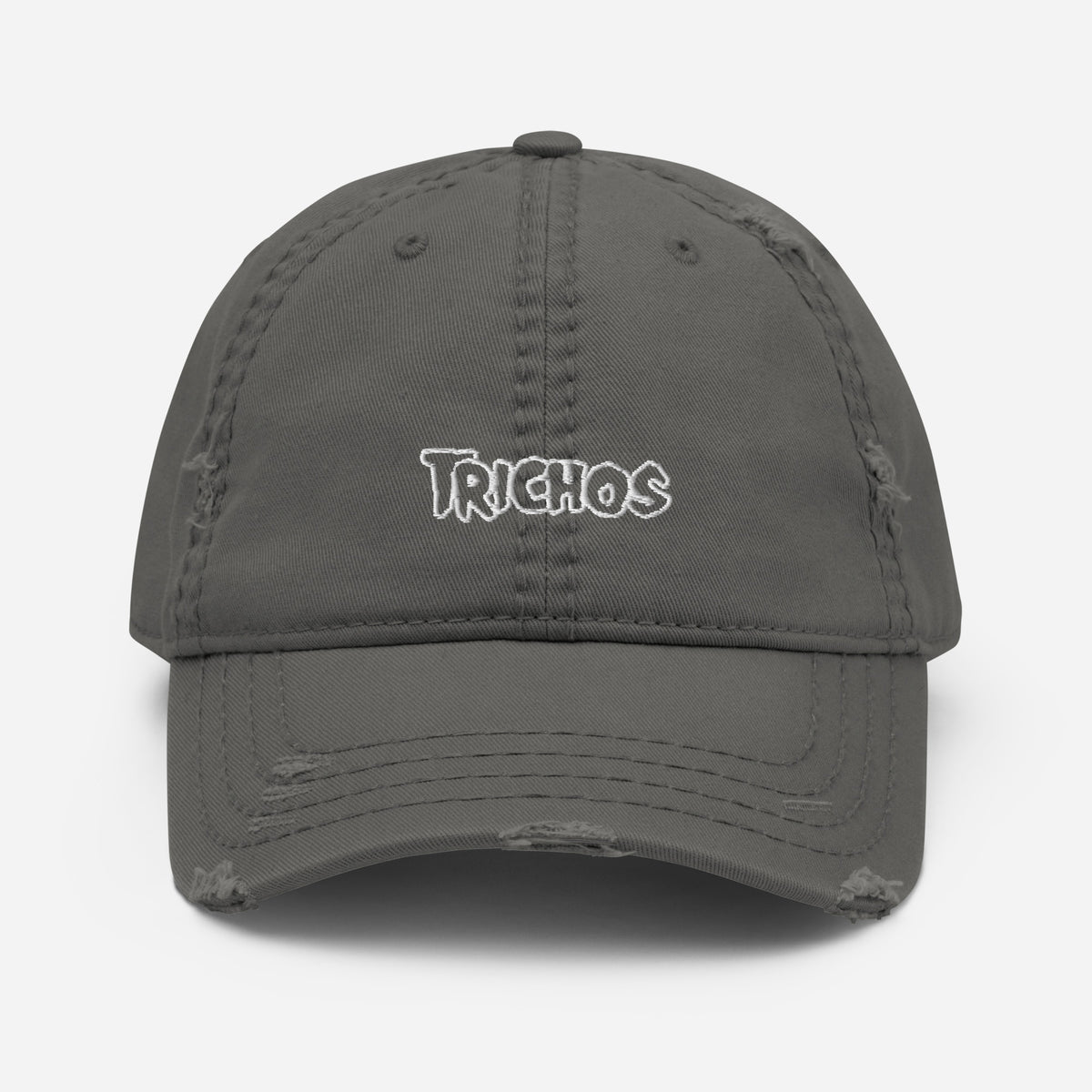 Trichos distressed dad hat