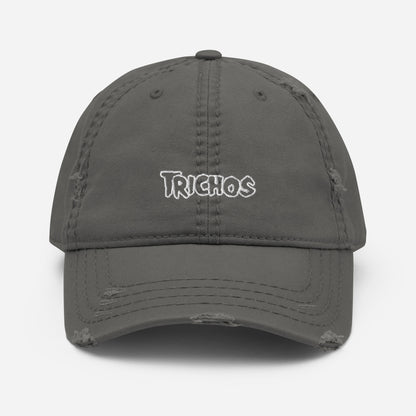 Trichos distressed dad hat