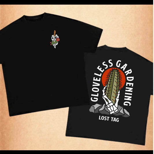 Gloveless Gardening dual-sided unisex t-shirt
