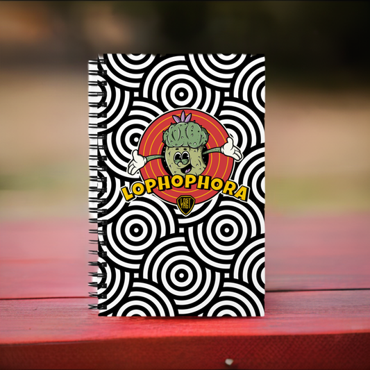 Lophophora Spiral notebook