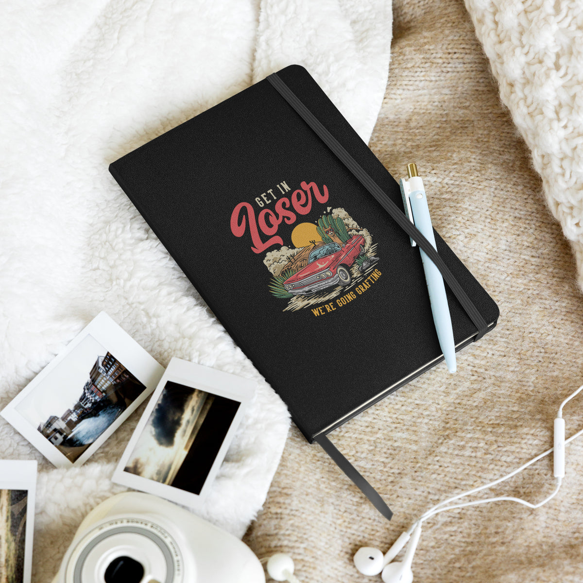 Get in Loser hardcover bound notebook