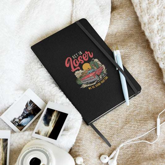 Get in Loser hardcover bound notebook