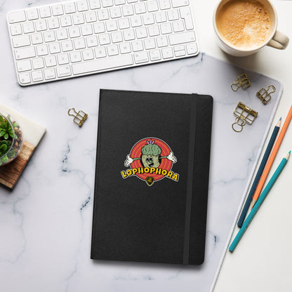 Lophophora hardcover bound notebook