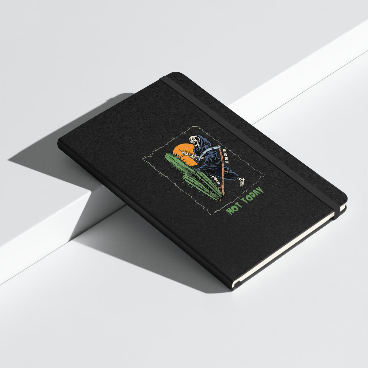 Not Today, Death hardcover bound notebook
