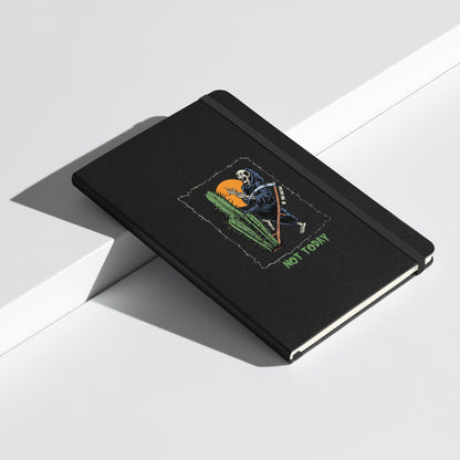 Not Today, Death hardcover bound notebook