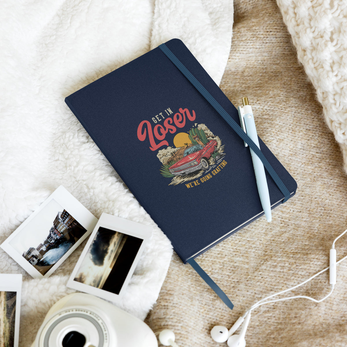 Get in Loser hardcover bound notebook