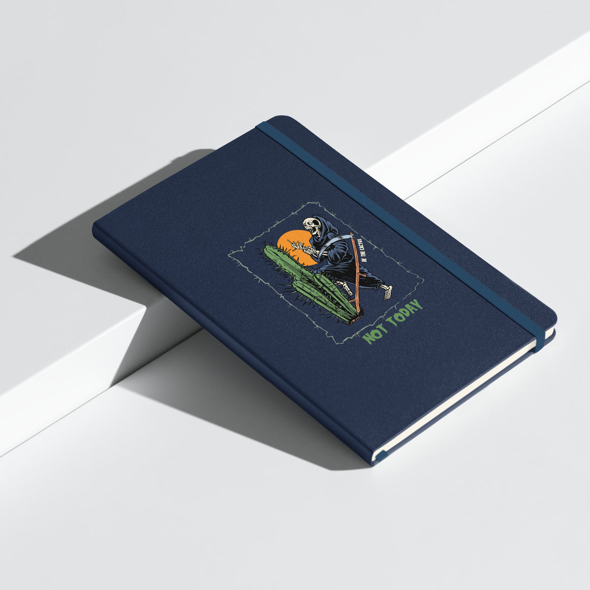 Not Today, Death hardcover bound notebook