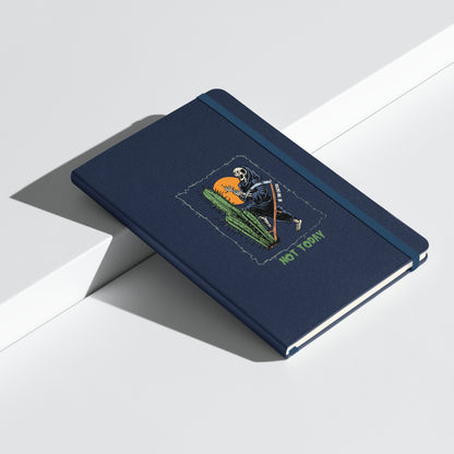 Not Today, Death hardcover bound notebook