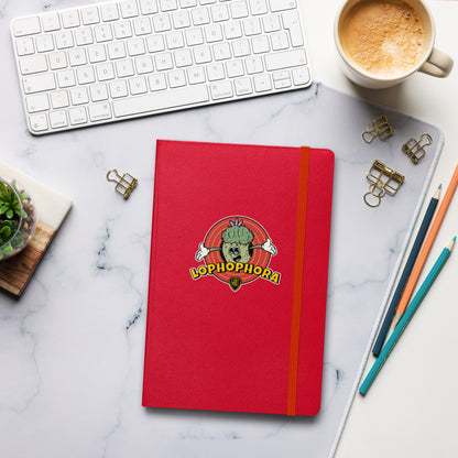 Lophophora hardcover bound notebook