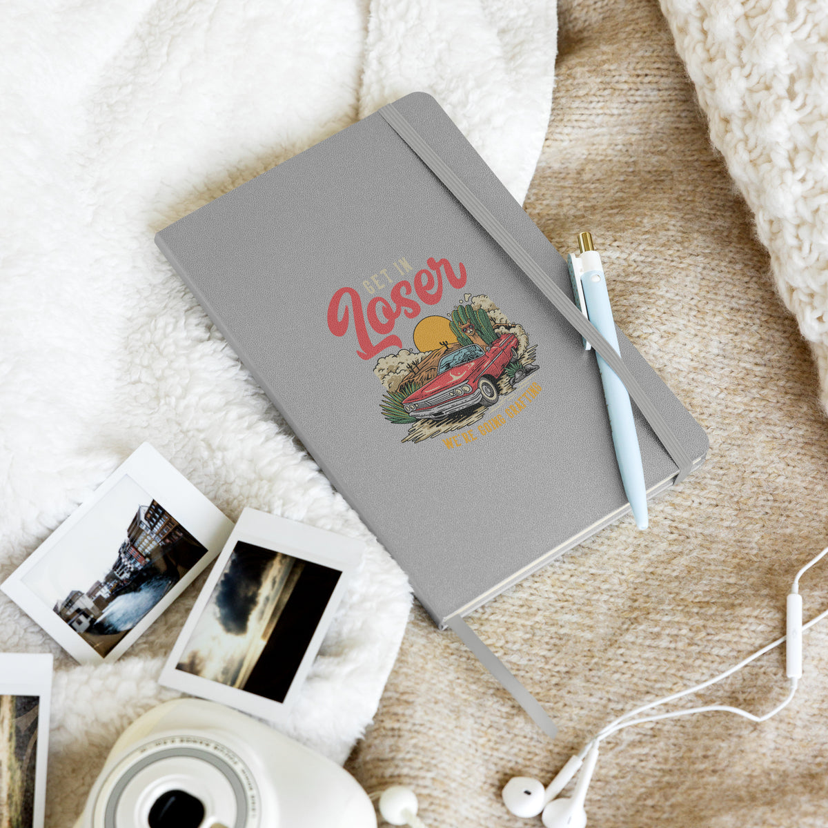 Get in Loser hardcover bound notebook