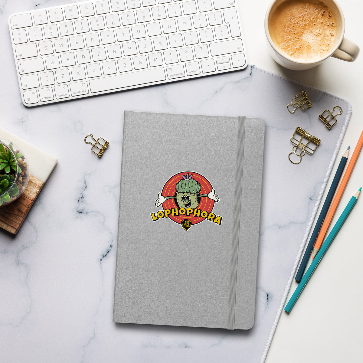 Lophophora hardcover bound notebook