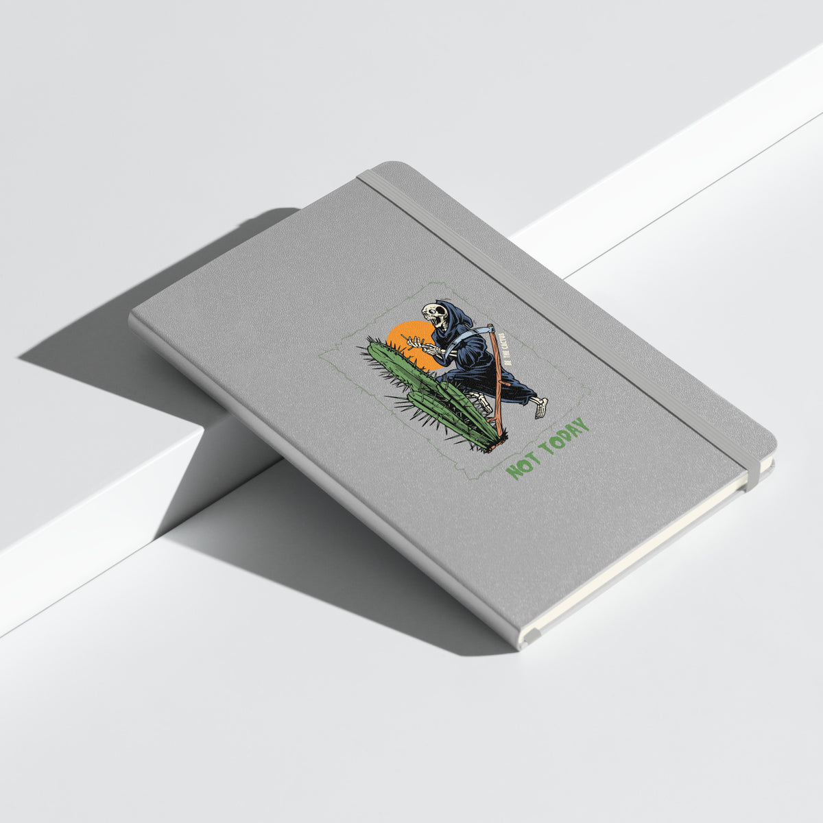 Not Today, Death hardcover bound notebook