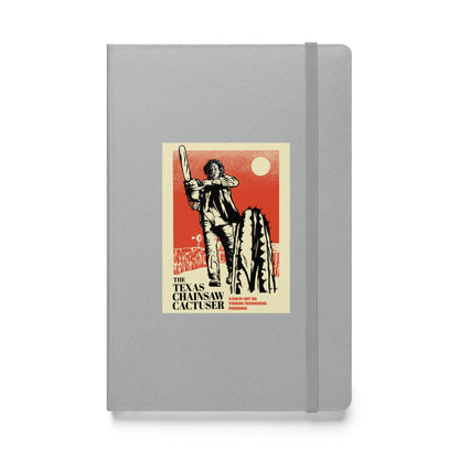 Chainsaw Cactuser hardcover bound notebook