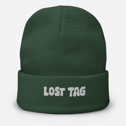 Gorro bordado con etiqueta perdida