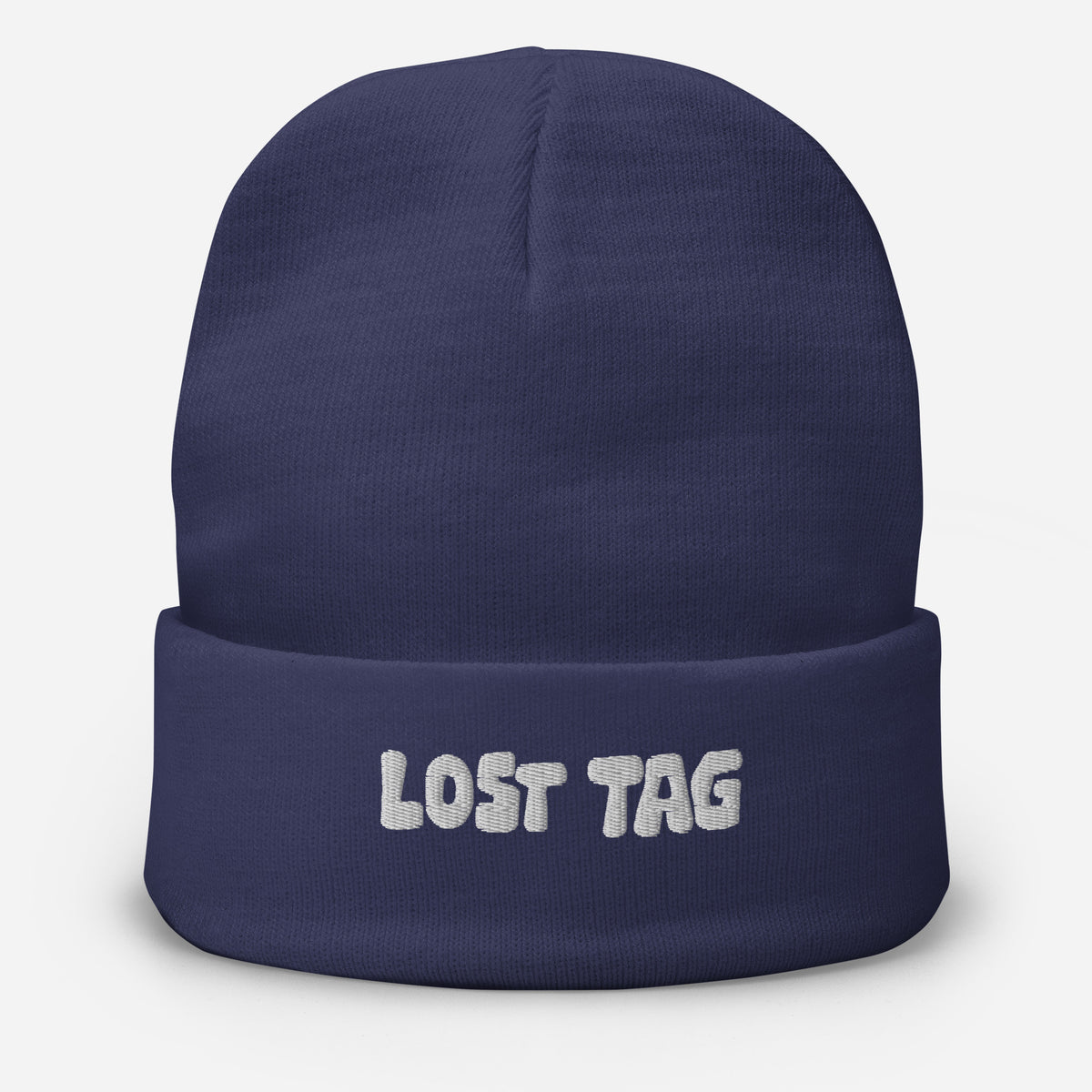 Gorro bordado con etiqueta perdida