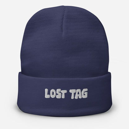 Gorro bordado con etiqueta perdida