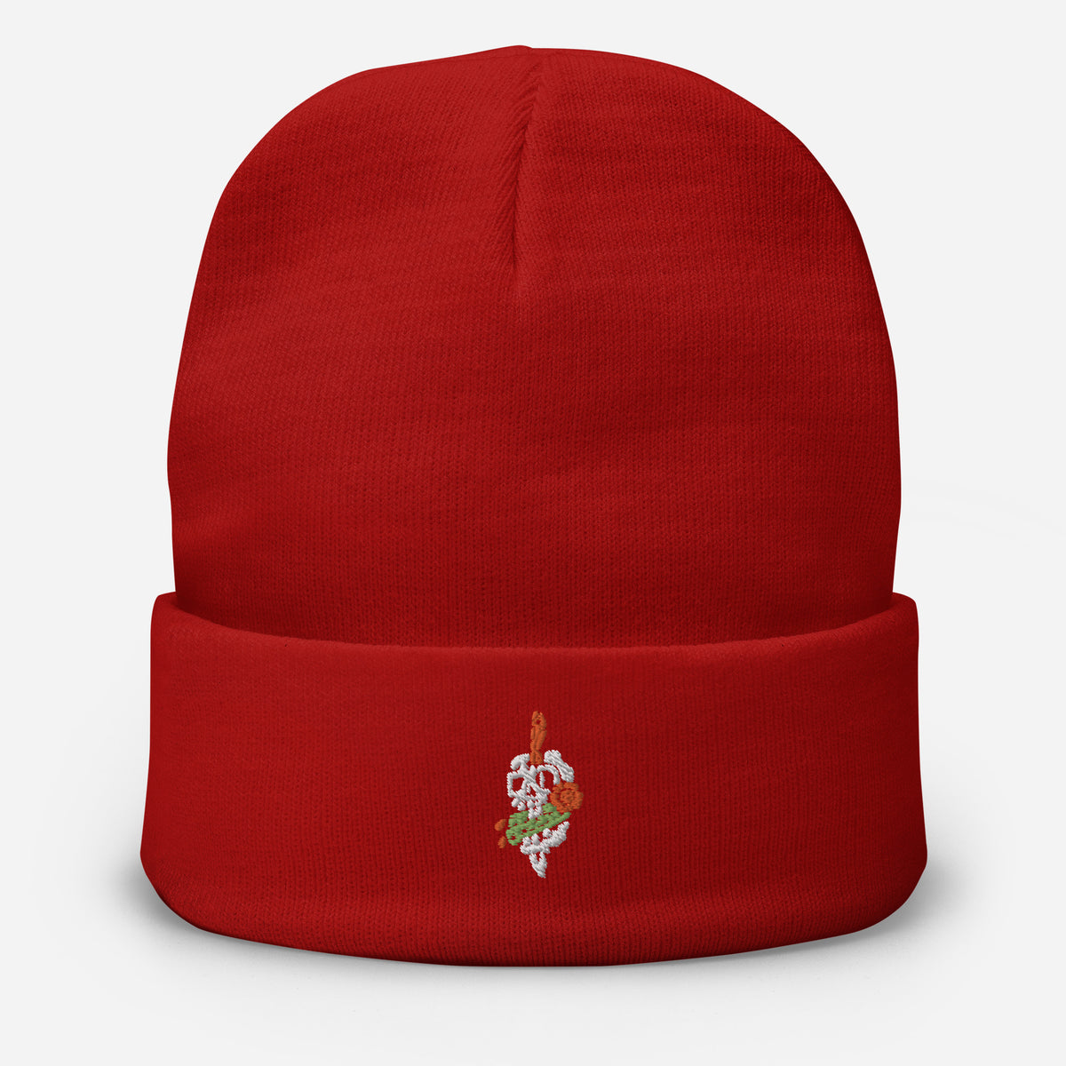 Tricho Skull Embroidered Beanie