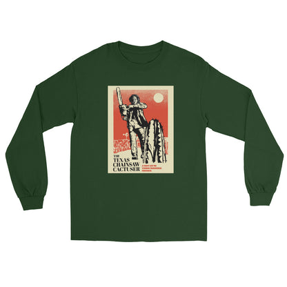 Chainsaw Cactuser Men’s Long Sleeve Shirt