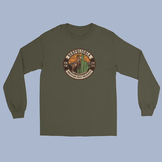 Bolivian Goat mens long sleeve shirt