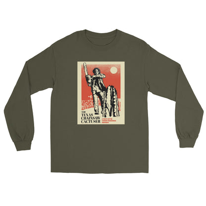 Chainsaw Cactuser Men’s Long Sleeve Shirt