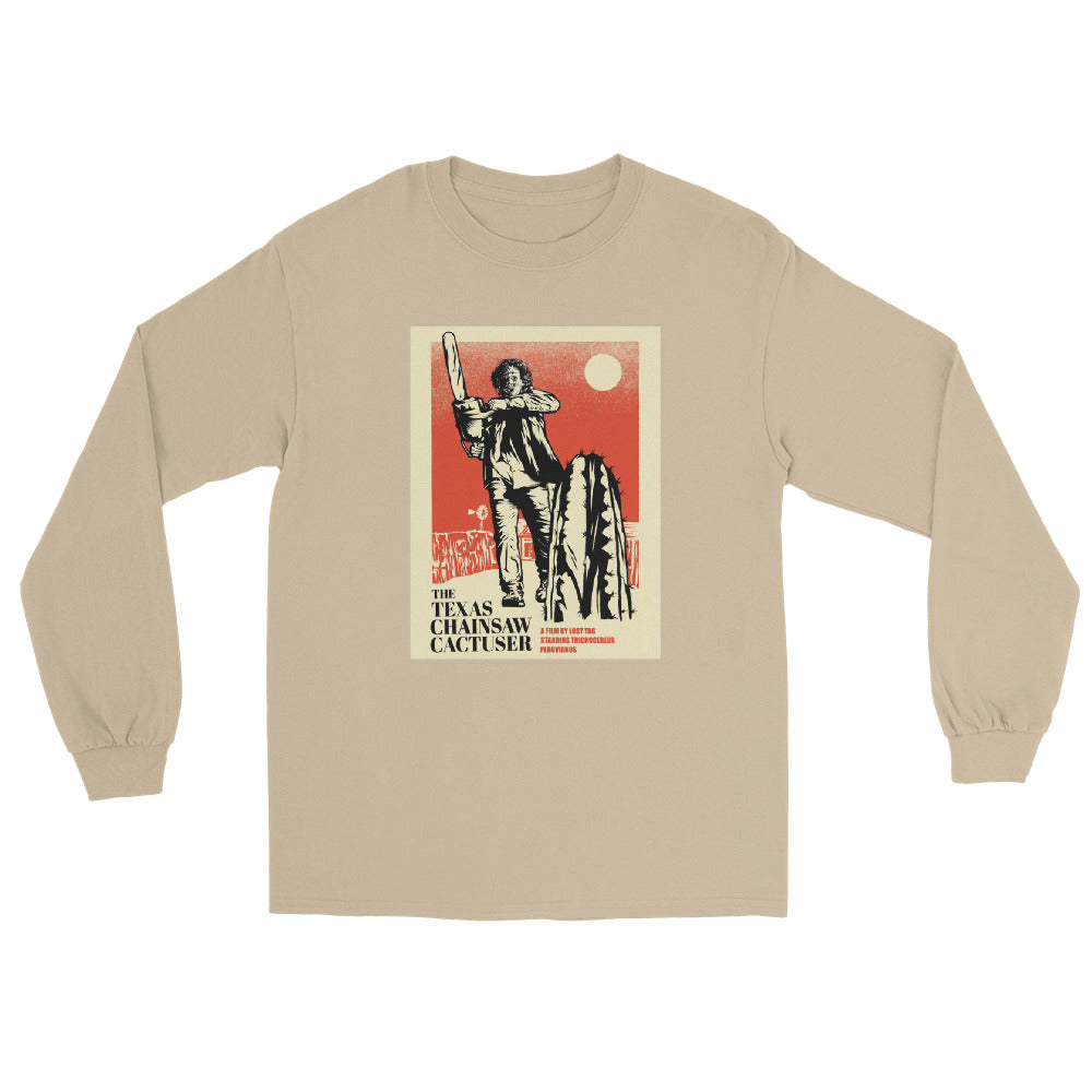 Chainsaw Cactuser Men’s Long Sleeve Shirt