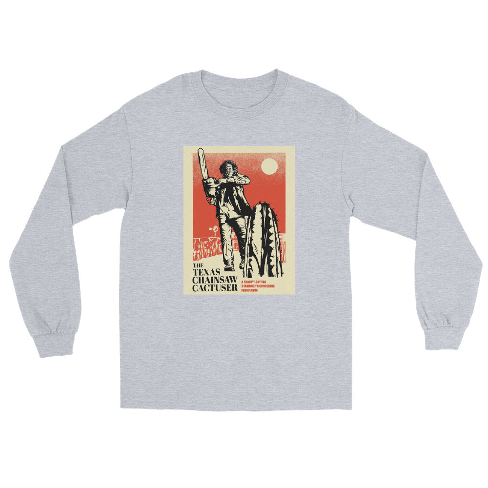 Chainsaw Cactuser Men’s Long Sleeve Shirt