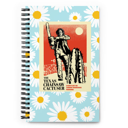 Chainsaw Cactuser Spiral notebook