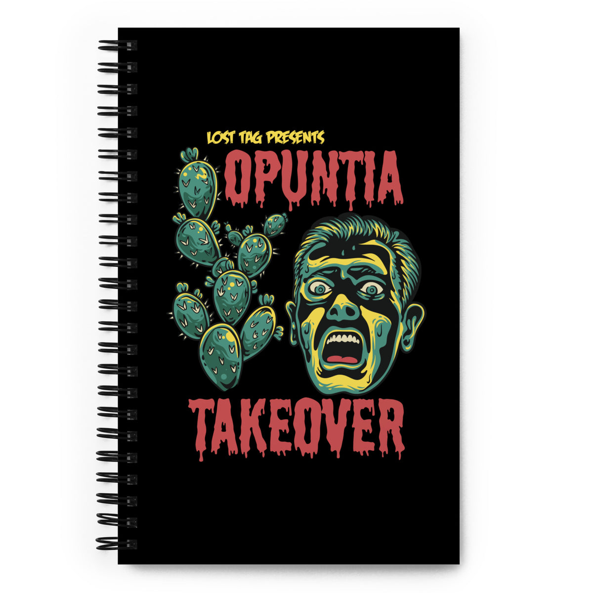 Opuntia Spiral notebook
