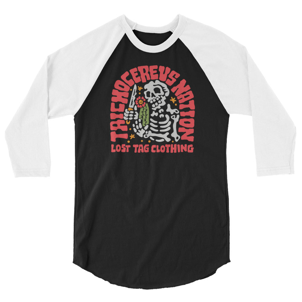Tricho Nation 3/4 sleeve raglan shirt