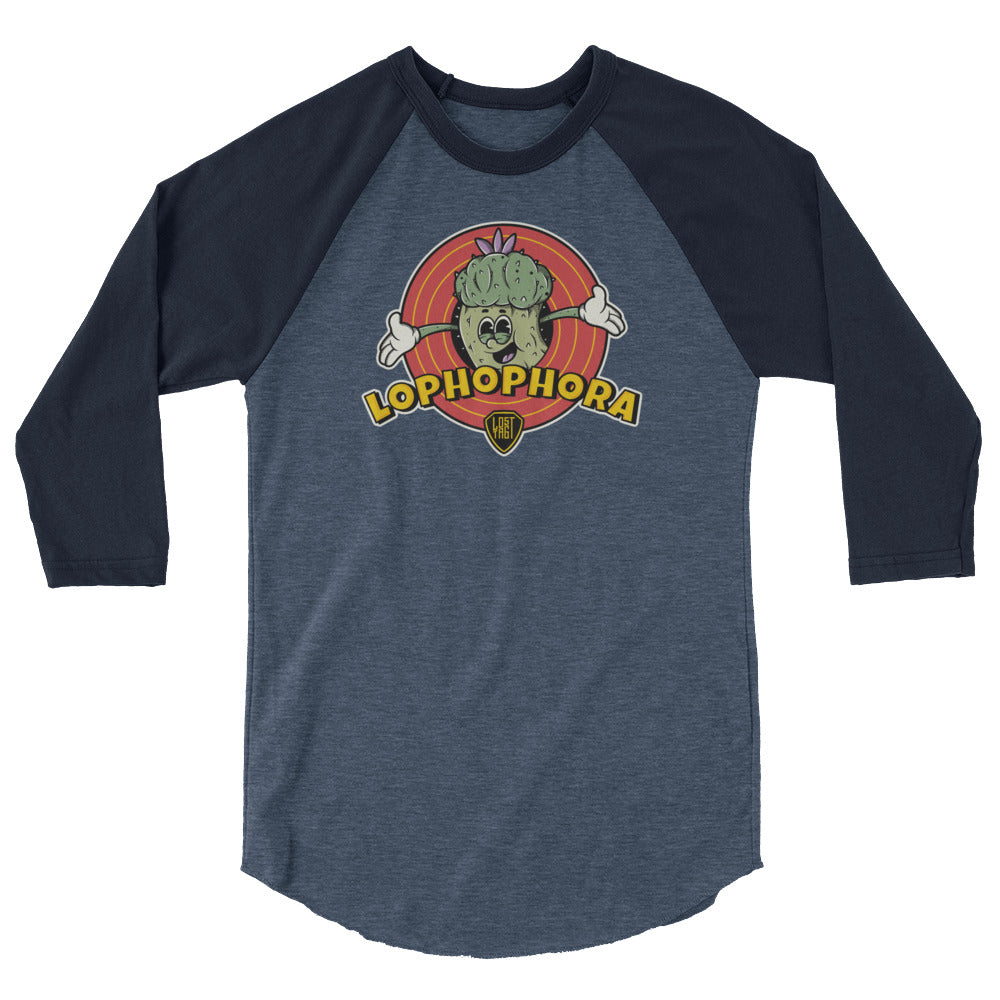 Lophophora 3/4 sleeve raglan shirt