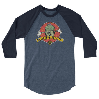 Lophophora 3/4 sleeve raglan shirt