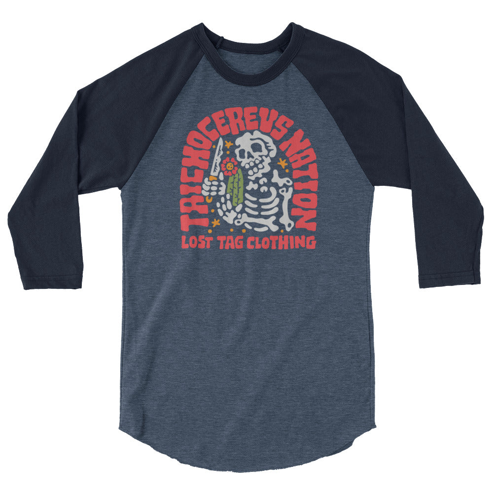 Tricho Nation 3/4 sleeve raglan shirt