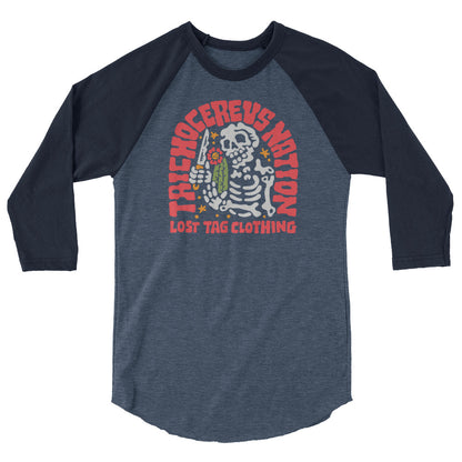 Tricho Nation 3/4 sleeve raglan shirt