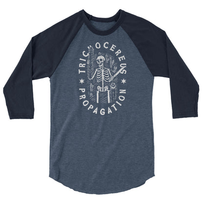 Tricho Propagation 3/4 sleeve raglan shirt