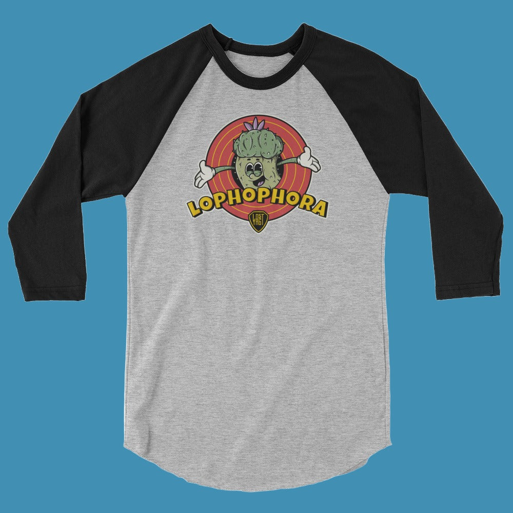 Lophophora 3/4 sleeve raglan shirt