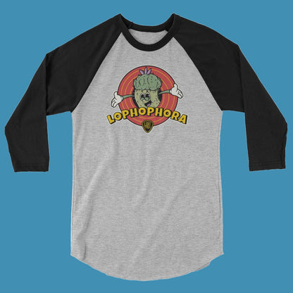 Lophophora 3/4 sleeve raglan shirt